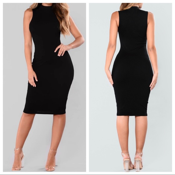 ✨LAST ONE✨High Neck Midi Bodycom Dress - Picture 5 of 5